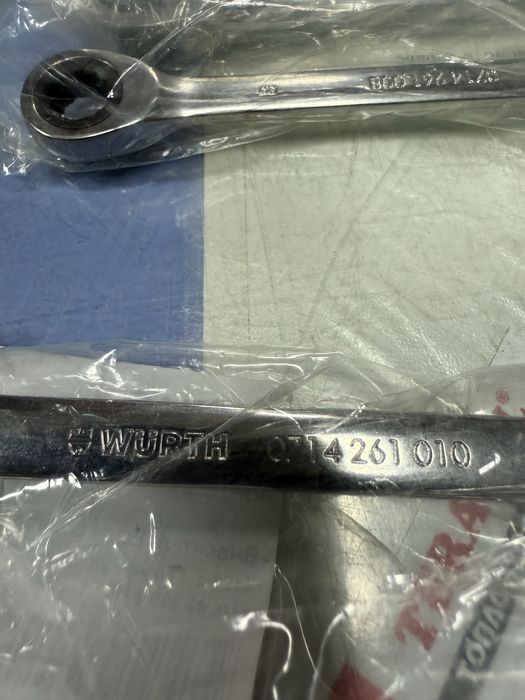 Звездогаечни ключове Wurth Zebra с тресчотка  10 мм 13 мм