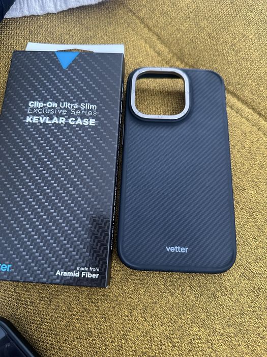 Husa Vetter Clip-On Exclusive Series Aramid/KEVLAR CASE Iphone 14 PRO