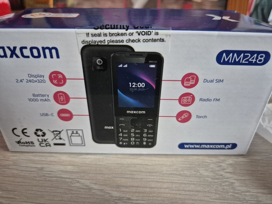 MaxCom Telefon mobil Classic MM248 Dual SIM
