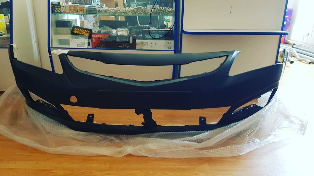 Передний бампер Hyundai accent 14-17 гг