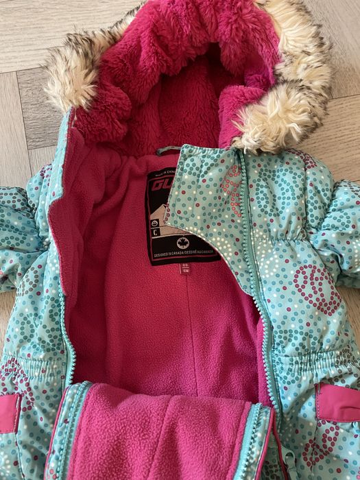 Комбинезон зимний для девочки 68 размер