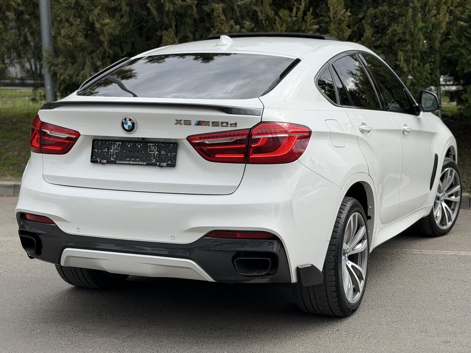 BMW X6 M50d 2016 381cp M/BangOlufsen/Trapa/Ventilatie/SoftCloseUsi/Led/FullAsist/360"/HeadUp KM REALI / 0 DAUNE !