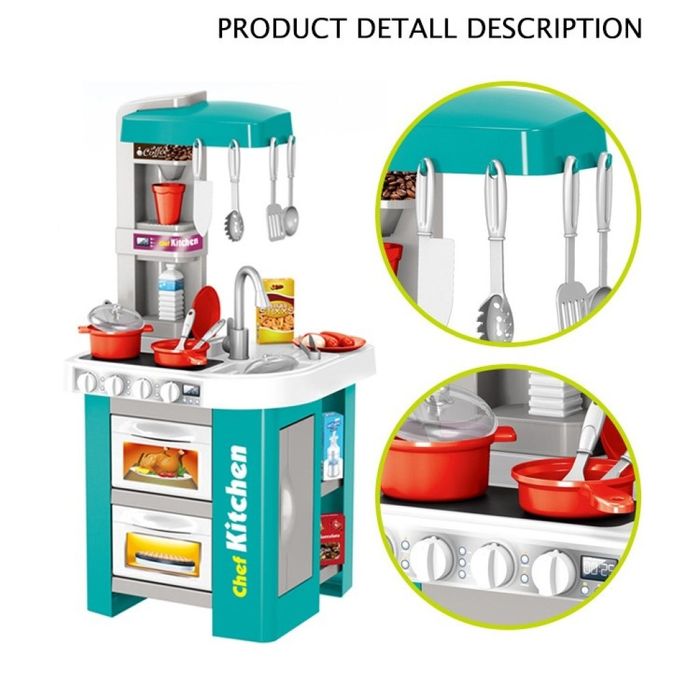 Детска кухня, Звук, Светлини, 49 аксесоара