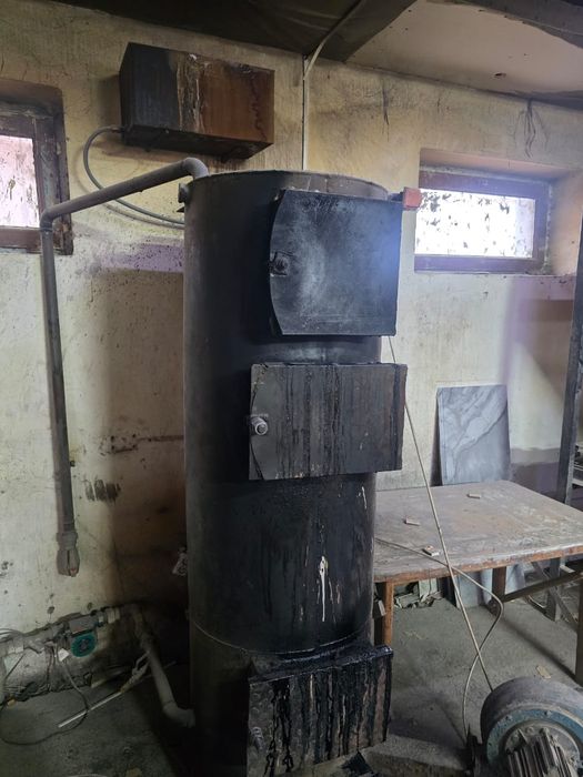 Печь на угле стальная