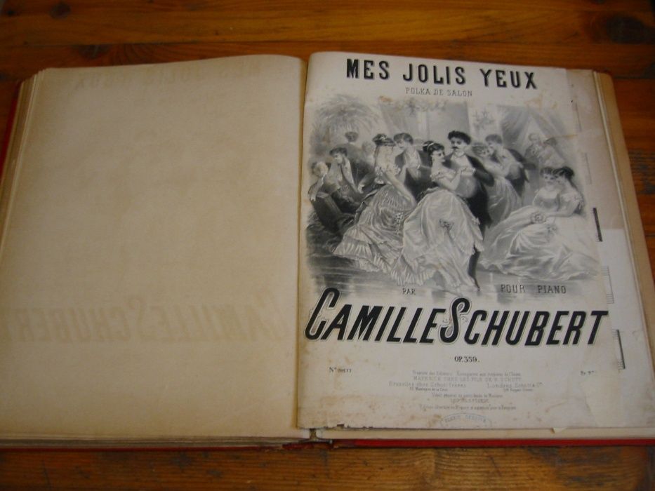 Partituri Muzicale anii 1800 Litografii ( 35 x bucati ) Muzica Veche