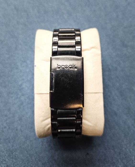 Ceas BREAK Quartz metalic design camera foto