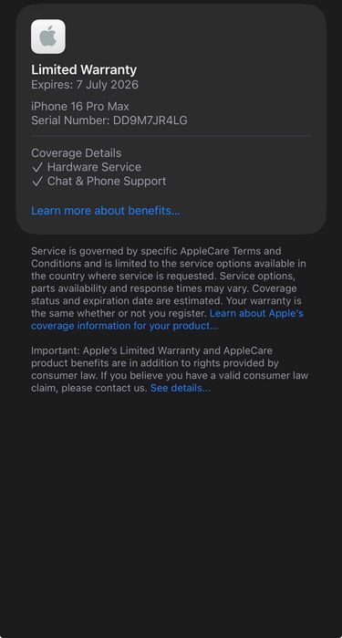 100% Батерия! iPhone 16 Pro MAX лизинг от 31€/мес Black Titanium 256GB