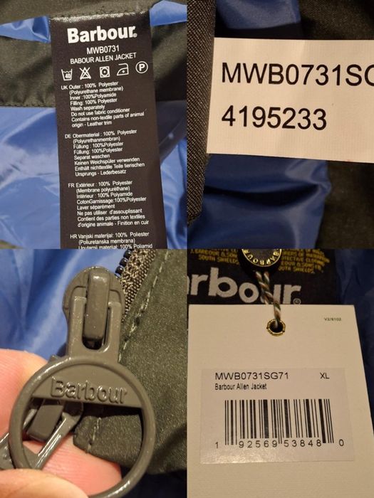 Jacheta bărbați Barbour Allen XL