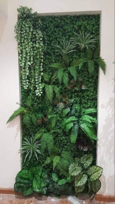 Озеленения стены и потолки! Sun’iy yashillik dekoratsiyalar!