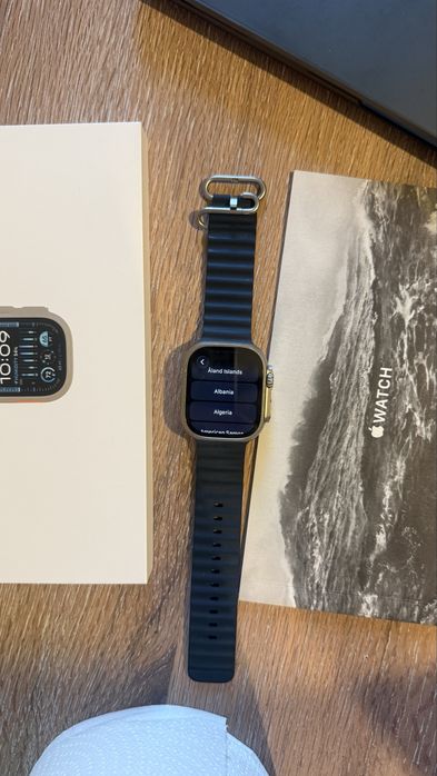 Titlu:  Apple Watch Ultra 2 49mm Titanium LTE GPS Blue Ocean Band Cutie