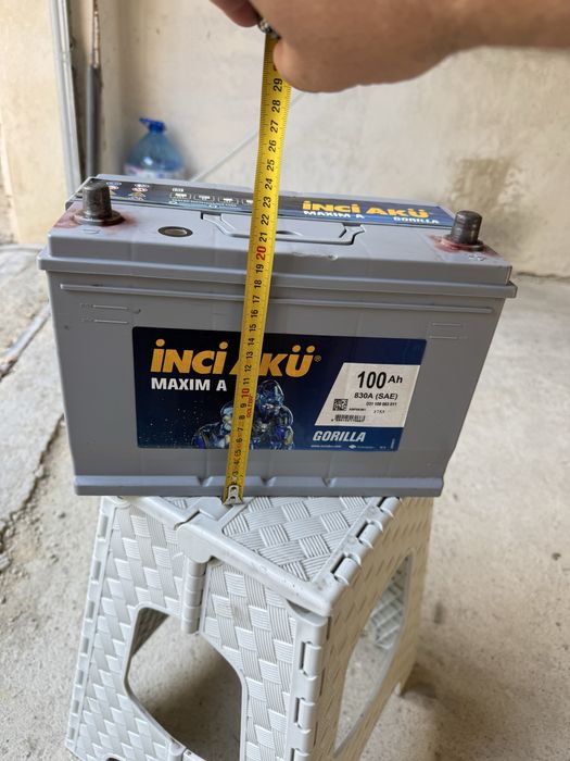 Продавам акумулатор Inci Akü 100 Ah (830 A) – за Toyota Prado 150
