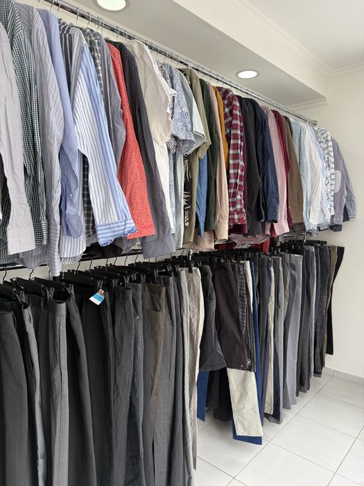 Рубашки, брюки, джинсы, свитера