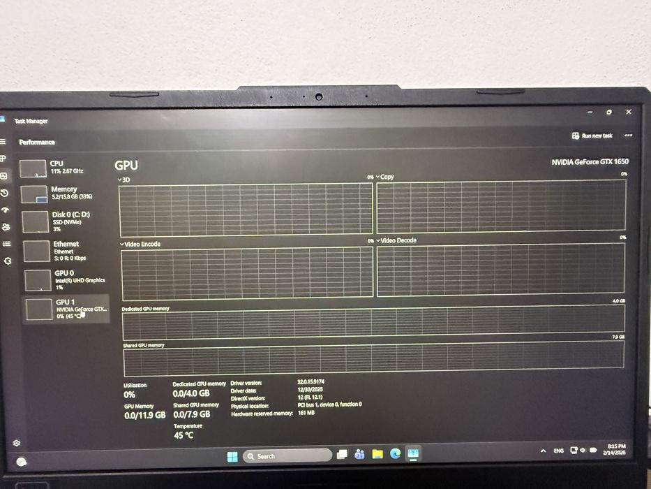 Laptop asus Tuf A15 ( super pret )