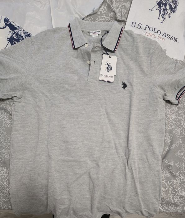 Тениска с яка US POLO