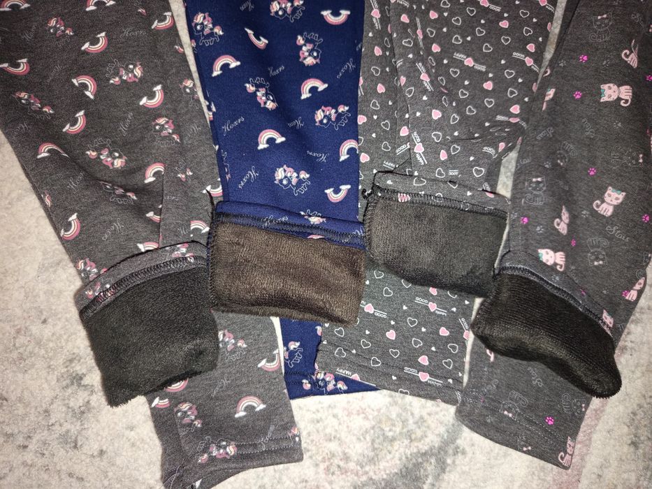 Дебели клинчета за момиченце 122