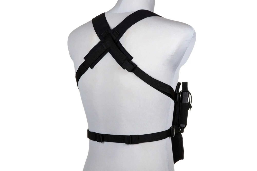 Vestă tactică neagră PRIMAL GEAR All-Purpose Chest Rig Wenator 2.0