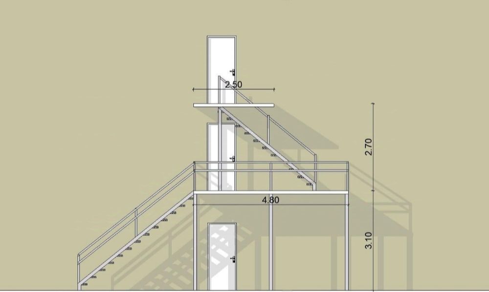 Vindem scări zincate 3