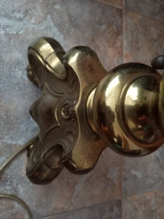 Месингова, бронзова лампа