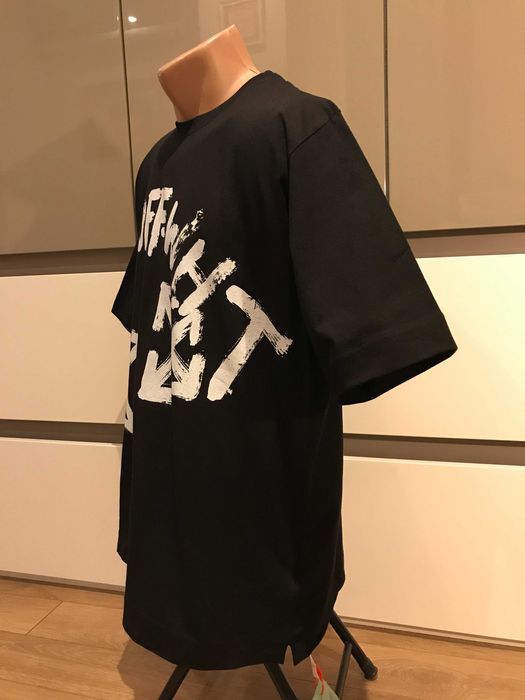 OFF-WHITE PAINT SCRIPT skate тениска, размер: S