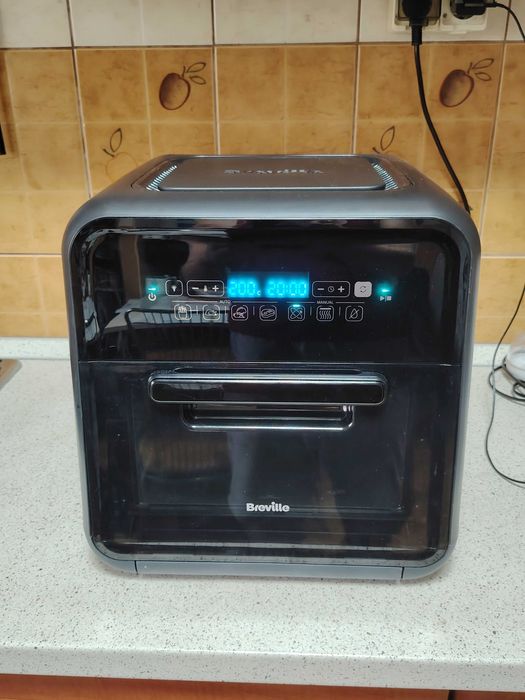 Airfryer, friteuză cu aer cald și rotisor, fără ulei, Breville, 10L