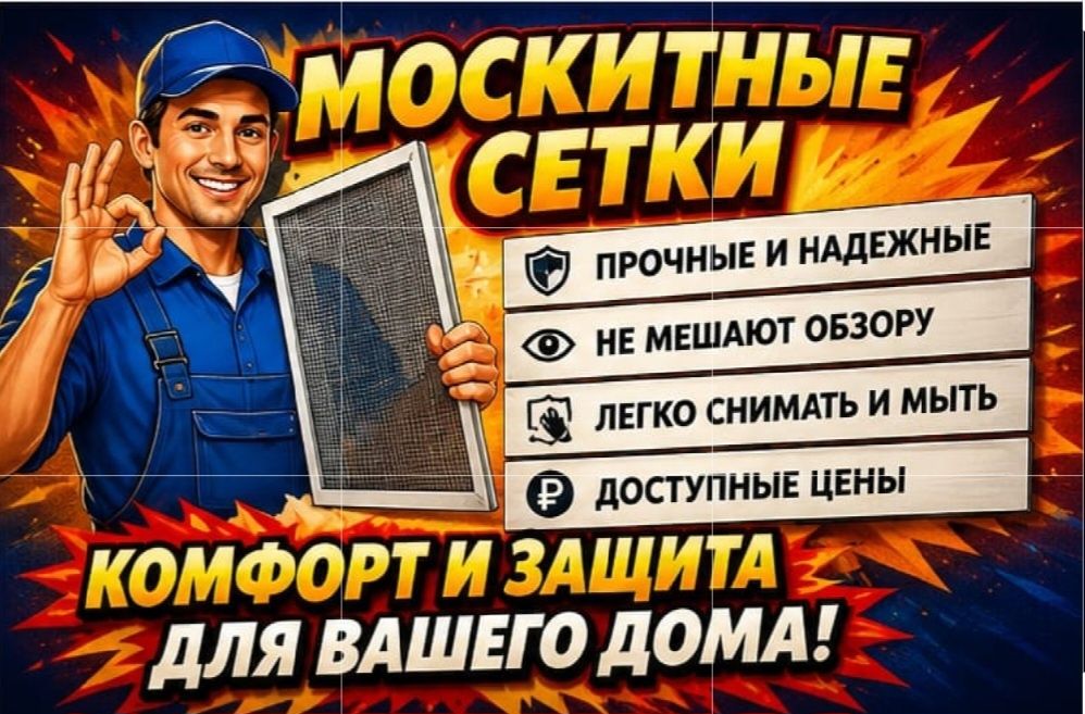 Москитные сетки Антимошка