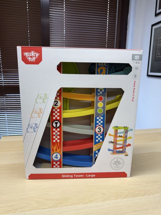 Tooky toy голяма пързалка за колички