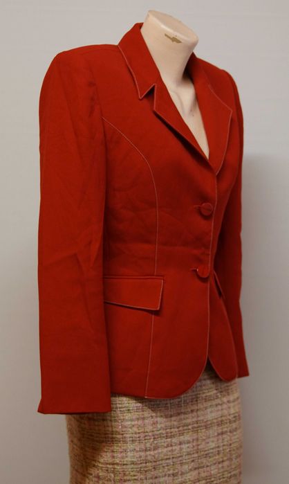 Sacou vintage  Thierry Mugler pour Clarins rosu marimea 40