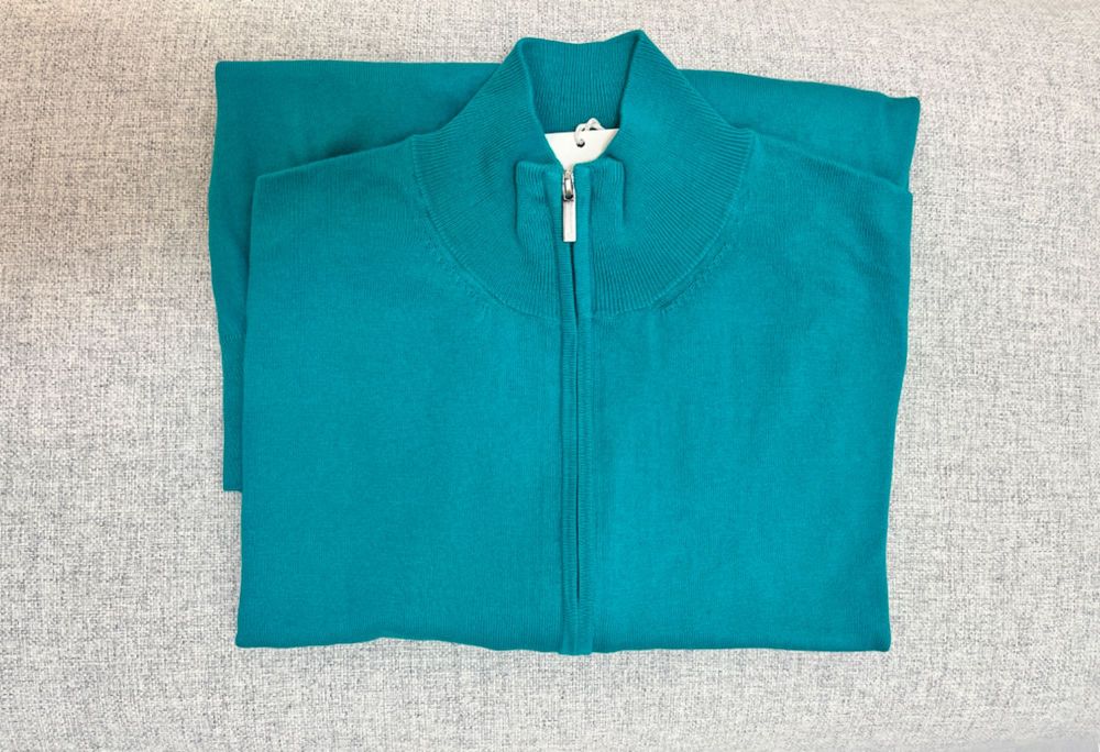 Италианска кашмирена жилетка за мъж XXXL нова