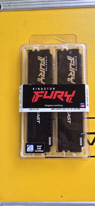 Ram Memorie Kingston FURY Kit 32GB DDR5 5600 Cl40 Nou Sigilat