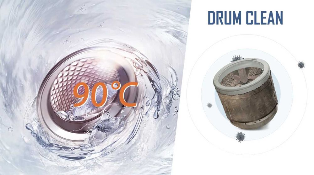 Стиральная машина Midea MF100W60 - 6 Кг - быстрая стирка в 15 минут