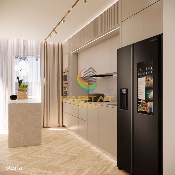 Pallady 2 camere semidecomandat 49 mp in bloc tip Boutique