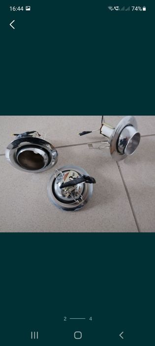 25 spoturi cromate utilizate, stare buna - 90 lei, Galati