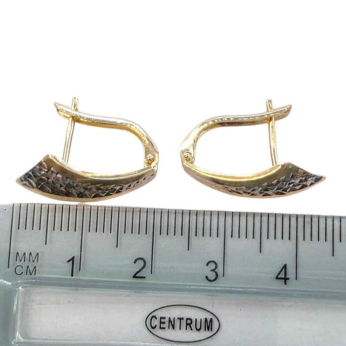 (AG35) Cercei aur 14K 1.53gr   B35858 - Garantie 2 ani !