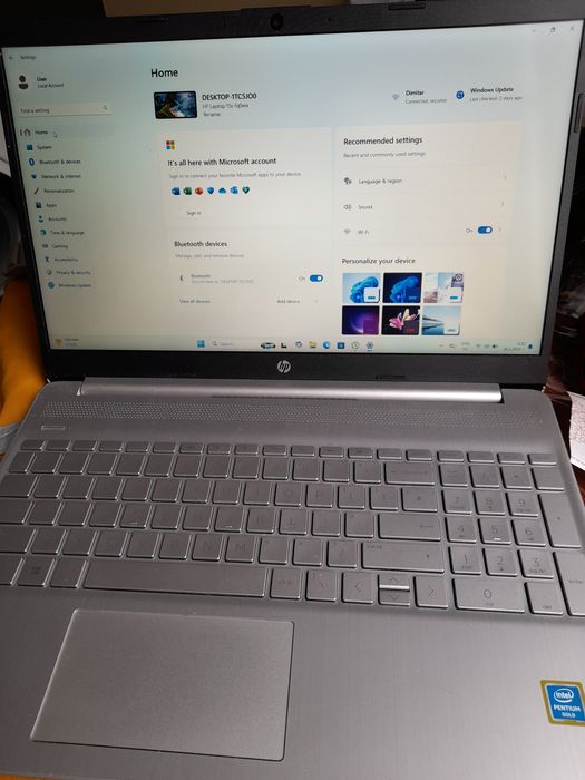 Лаптоп HP рам 4гб