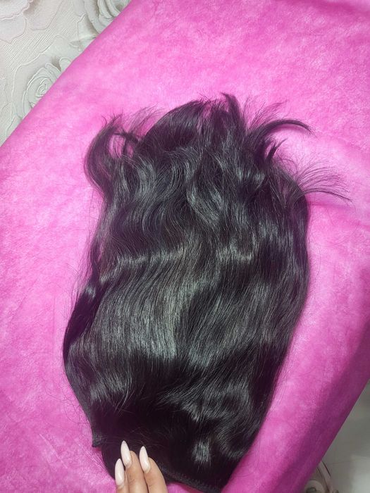 Естествена коса тъмно кафяви