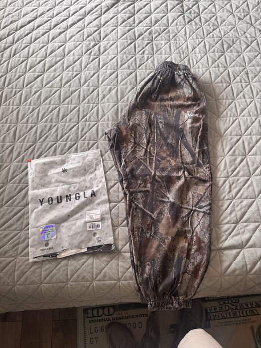 Pantaloni YoungLa camo baggy L