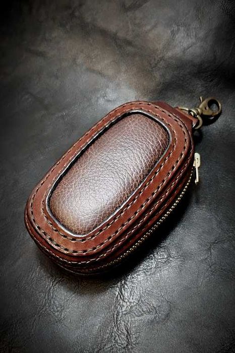 Калъф за ключове /кейс/от естествена кожа ръчна изработка