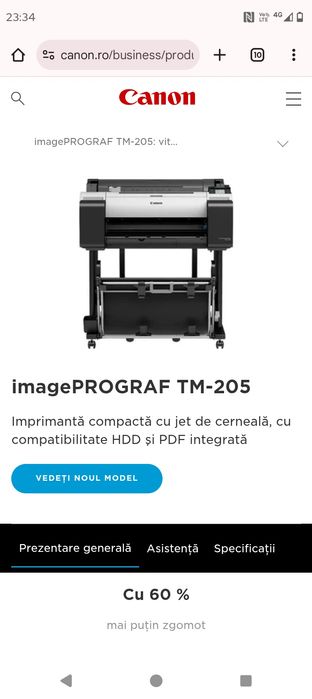 Cutter plotter Canon TM 205