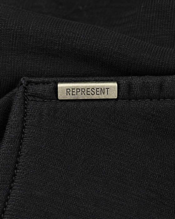 Hanorac Represent Owners’ Club cu glugă, negru, print față/spate, mărimea XL, bumbac