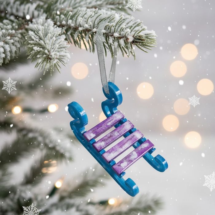 Ёлочные игрушки из эпоксидной смолы