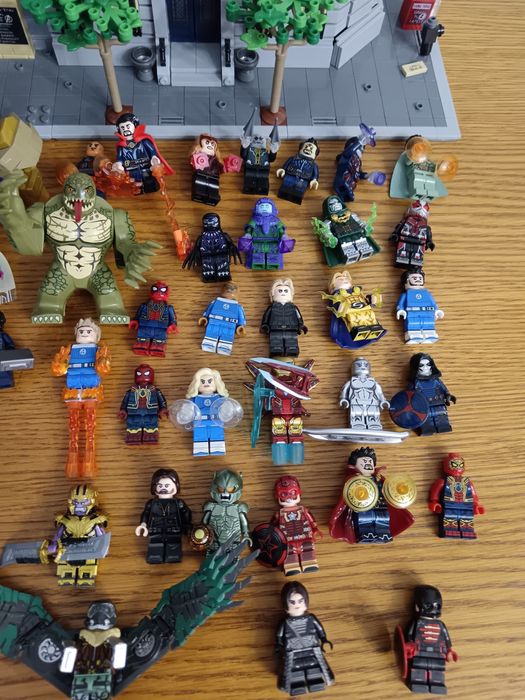 Лего марвел 4 здания