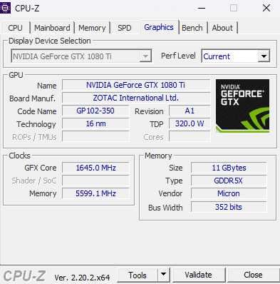 NVIDIA GeForce GTX 1080 Ti – ZOTAC – 11GB GDDR5X - 750 lei