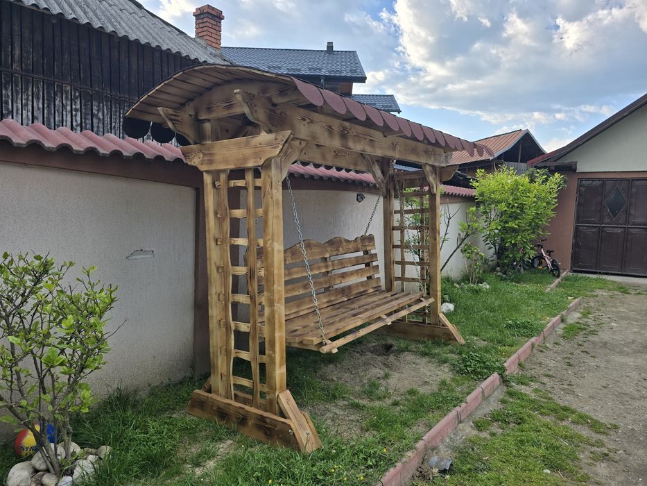 Pergola molid uscat cu acoperiș