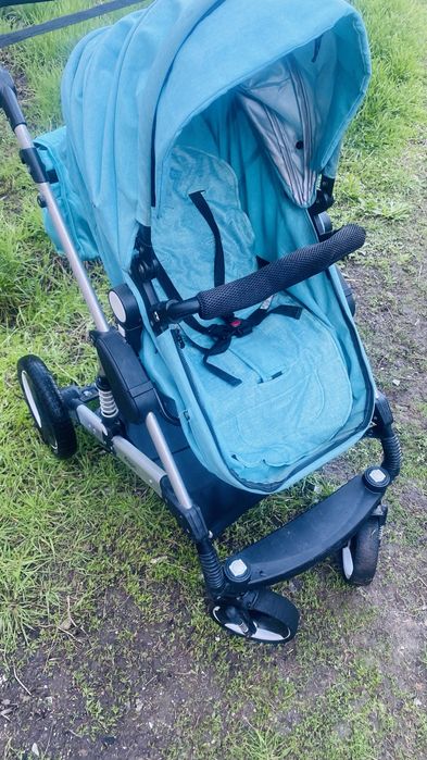 Коляска трансформер 2 в 1, люлька трансформируется в прогулочный блок