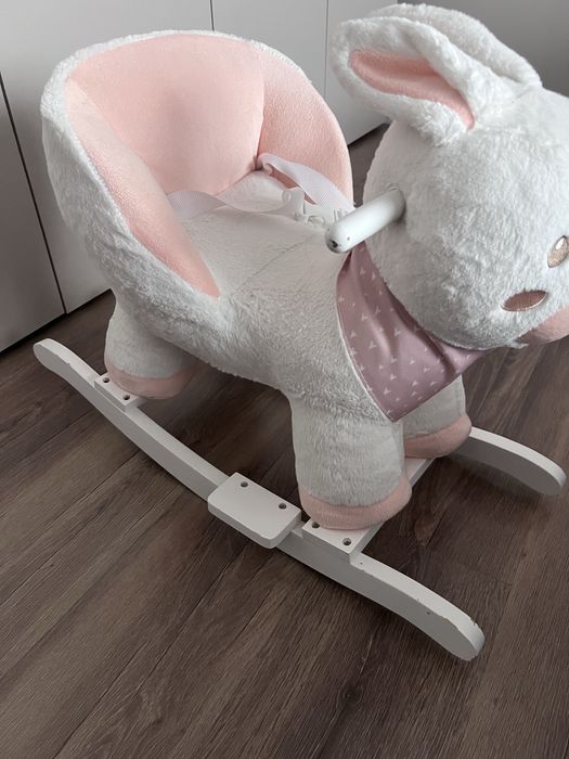 Люлееща се играчка със седалка KikkaBoo - Bunny