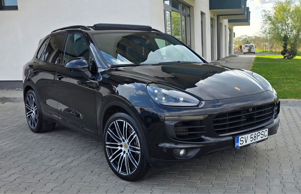 Porsche Cayenne 2017 E6 Facelift 3.0 D 300 CP Automat 8+1 Panoramic Suspensie Distronic Interior Full Electric 6 Butoane Platinium