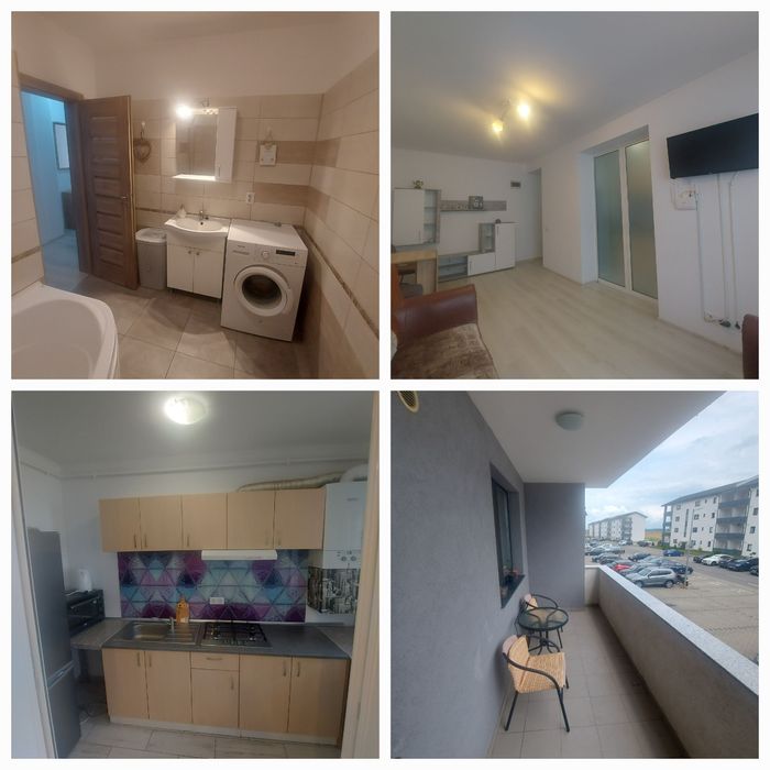 Apartament 2 camere, 52 mp, parcare privată, balcon mare – C. Cisnădie