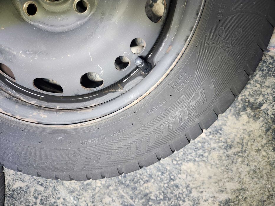 Джанти с летни гуми 14" 4х100 Opel цената е 4 броя гуми с джанти