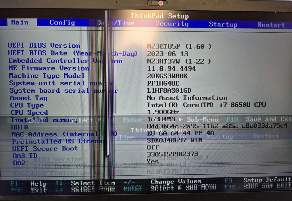Lenovo ThinkPad X1 Carbon Gen 6 - i7-8650U, LTE/4G, Счупен Екран