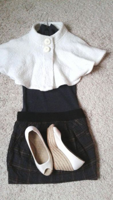 Pelerina / capa alba BSB